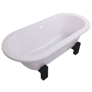Bath Freestanding Lagoon 1800x820x655 Mahogany Base