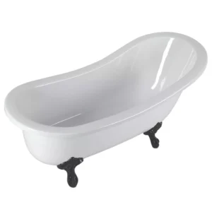 Bath Slipper Devon 1680x700 Black Feet