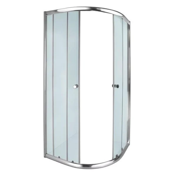 Aquila Bright Chrome Qtr Rnd 900x900x1850