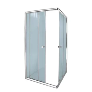 Aqua Lux Bright Chrome Cnr Entry 880x880x1850