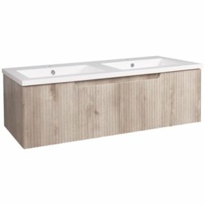 Nautique Vanity Set 1200mm - Oak Fluted