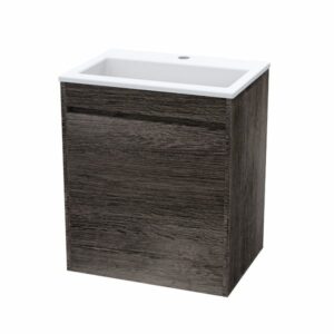 Akoya 500 Wall Hung Unit Aged Stone One Door