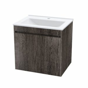 Akoya 600 Wall Hung Unit Aged Stone One Door