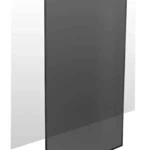 Ossa Black 1200x2000 With Ext Arm 8mm Smoked Glass