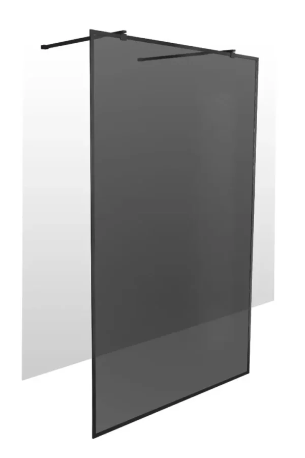 Ossa Black 1200x2000 With Ext Arm 8mm Smoked Glass