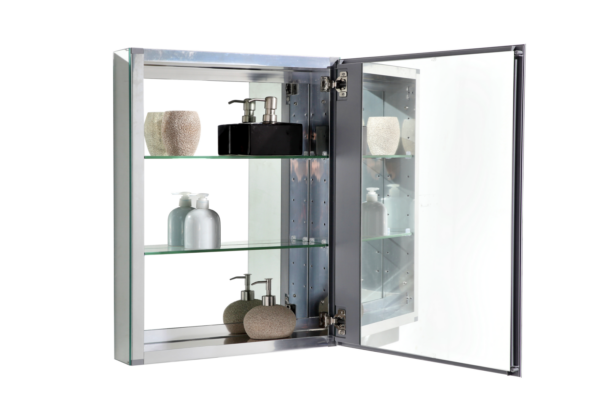Mirror Cabinet 500x660x127mm - Aluminium