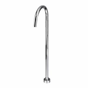 Round Freestanding Bath Spout (15mm inlet)