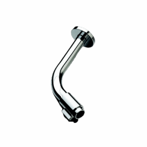 Round Quarter Turn Valve Wall Spout (15mm inlet)