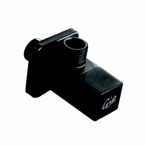Square Quarter Turn Angle Valve - Matt Black
