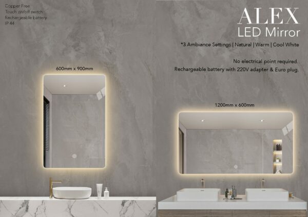 Alex Mirror 1200x600x5mm