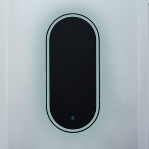 Oval LED Mirror 100x45mm