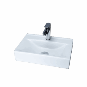 Deana 1TH, Rectangular, Med, Wall hung/counter top basin