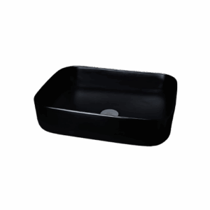 Elena Square Basin, Counter Top Matt Black