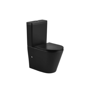Evora close couple Suite, rimless, S/C seat & quick release hinges - BLACK
