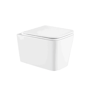 Sintra rimless wall hung pan, S/C seat & quick release hinges