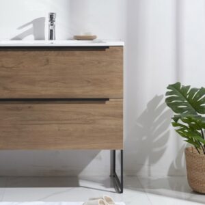Loft 900 Cabinet & Vanity Cherry - 1015x460x845mm