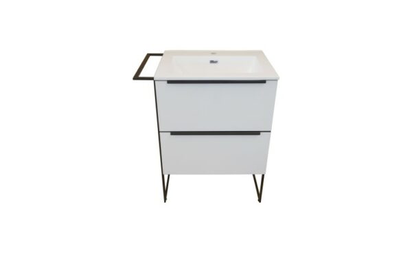 Loft 600 Cabinet & Vanity White - 715x460x845mm
