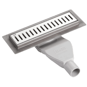 Ladder Grid Shower Channel Polished Stainless Steel 250x70mm