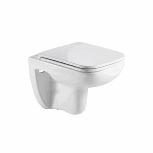 Lido rimless wall hung pan, S/C seat & quick release hinges