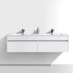 1600 Simplicity Vanity & Basin  - Black Marble