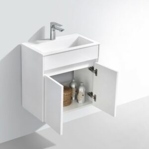 550 Simplicity Vanity & Basin   - High Gloss White