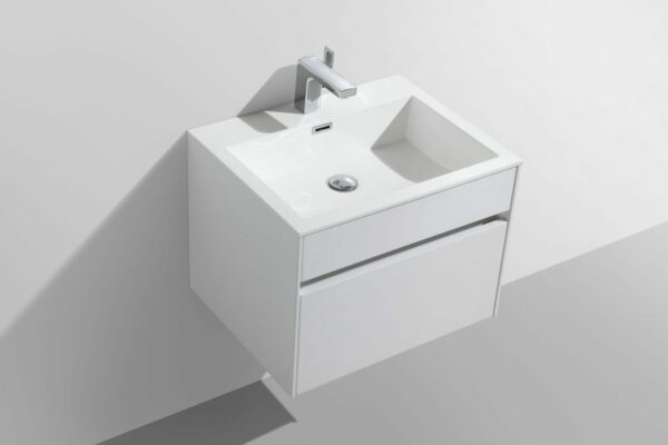 600 Simplicity GIO-R1600 GIO-R1600 Vanity & Basin - High Gloss White