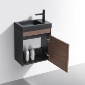460 Simplicity Vanity & Charcoal Basin - Cart Oak