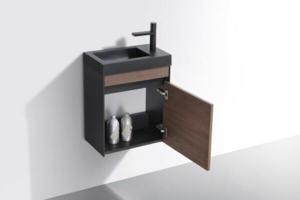 460 Simplicity Vanity & Charcoal Basin - Cart Oak