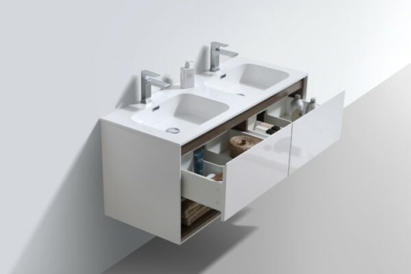Versace 1200 Vanity & Basin - White
