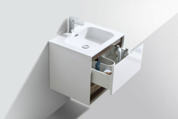 Versace 600 Vanity & Basin - White