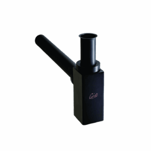 Gio Square Bottle Trap - Matt Black
